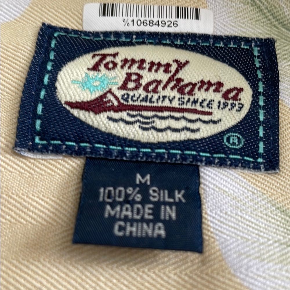 100% silk Tommy Bahama Two Piece Set wrap skirt blouse top button down set - Picture 7 of 16